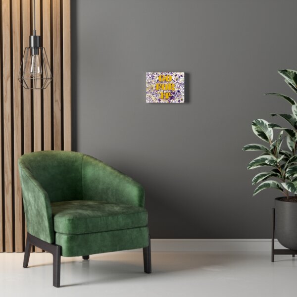 GO FOR IT (Retro) - Office/Room Canvas Print - Image 3