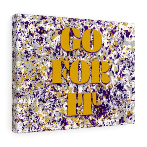 GO FOR IT (Retro) - Office/Room Canvas Print - Image 10