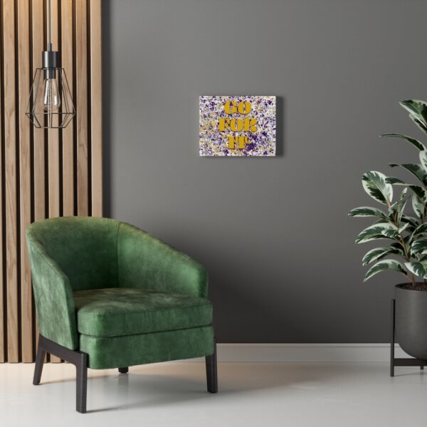 GO FOR IT (Retro) - Office/Room Canvas Print - Image 12