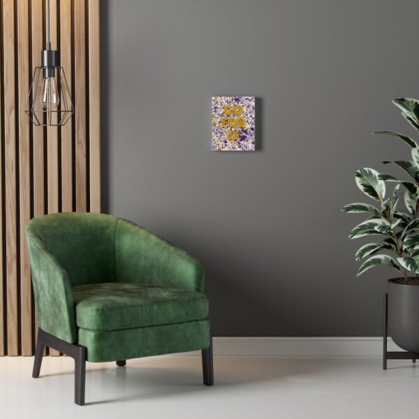GO FOR IT (Retro) - Office/Room Canvas Print - Image 6