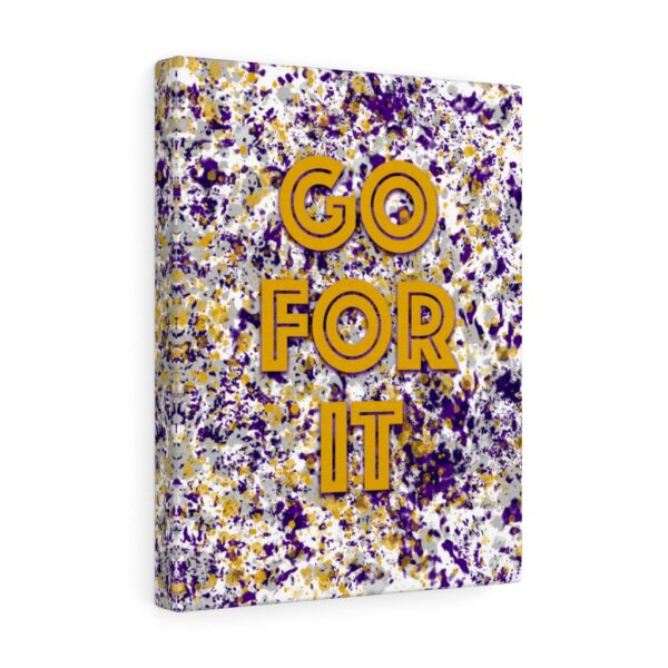 GO FOR IT (Retro) - Office/Room Canvas Print - Image 7